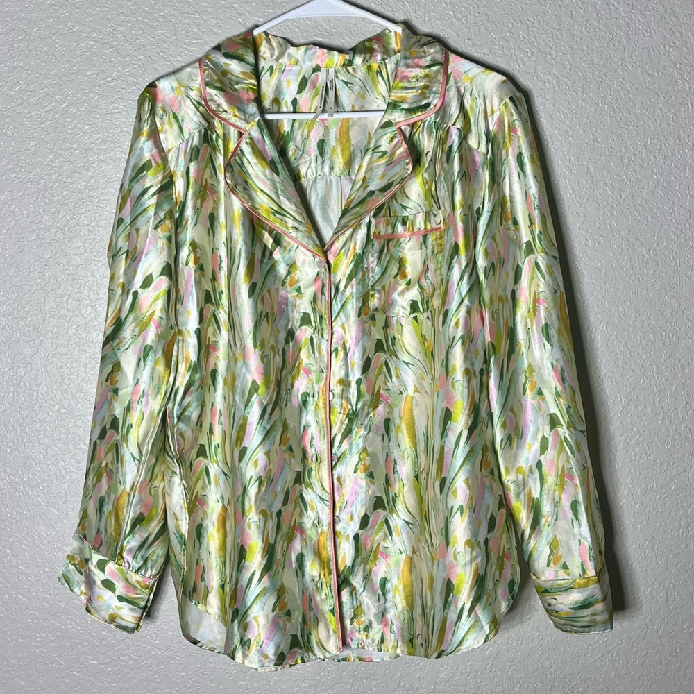 By Anthropologie satin set